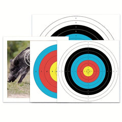 10pcs Archery Targets Standard Rings for Accurate Shooting Practice