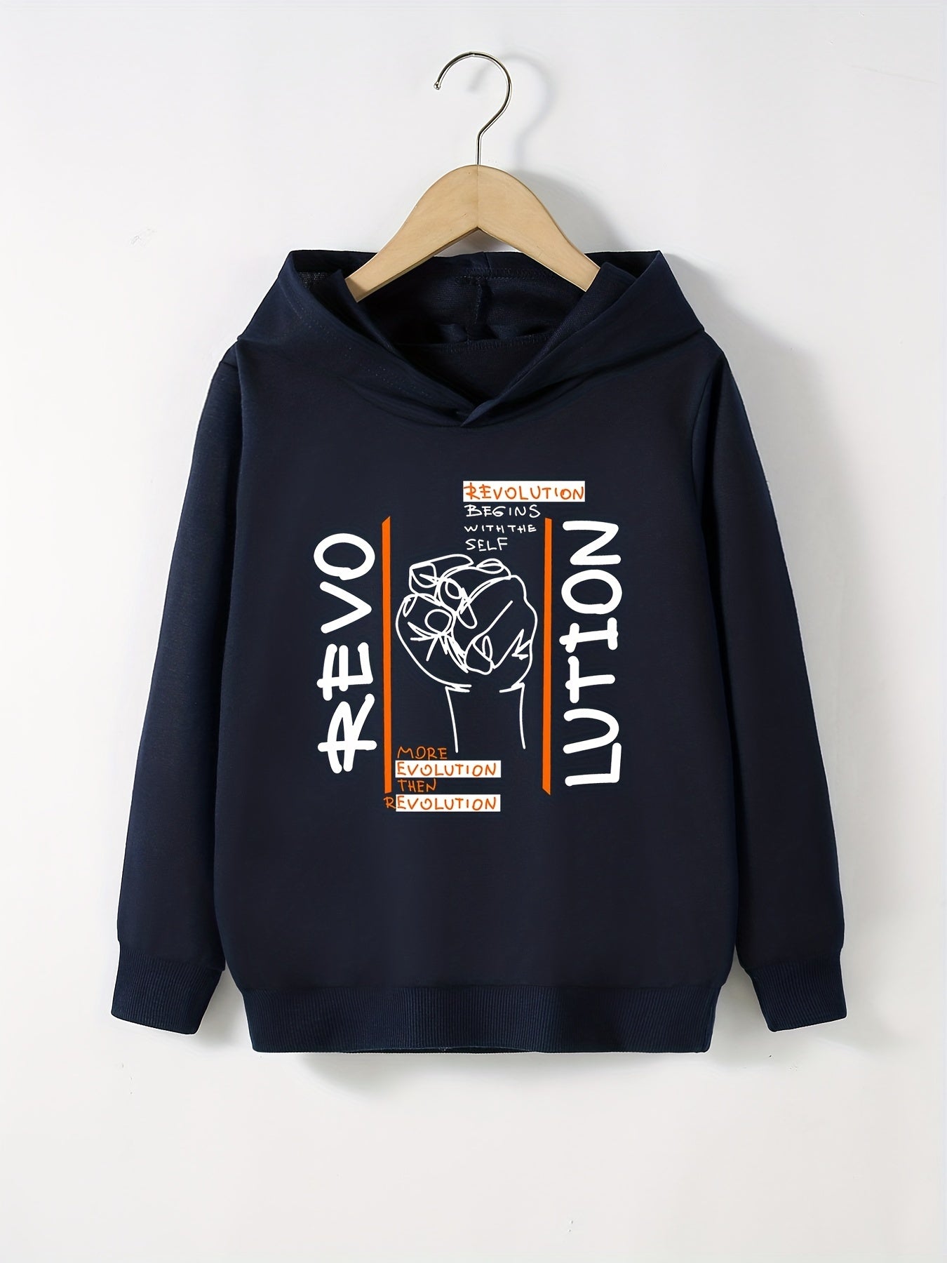 Boys Casual Hoodies Long Sleeve Sweatshirt