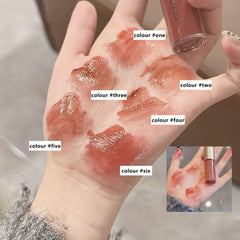 Water Light Lip Glaze Long Lasting Brightening Lip Gloss