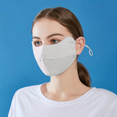 Women's Sunscreen Ice Silk Face Mask - Anti UV Cycling Dust Mask