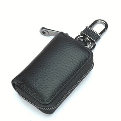 Leather Key Case Car Key Shell Waist Hanging Home Car Key Storage Bag