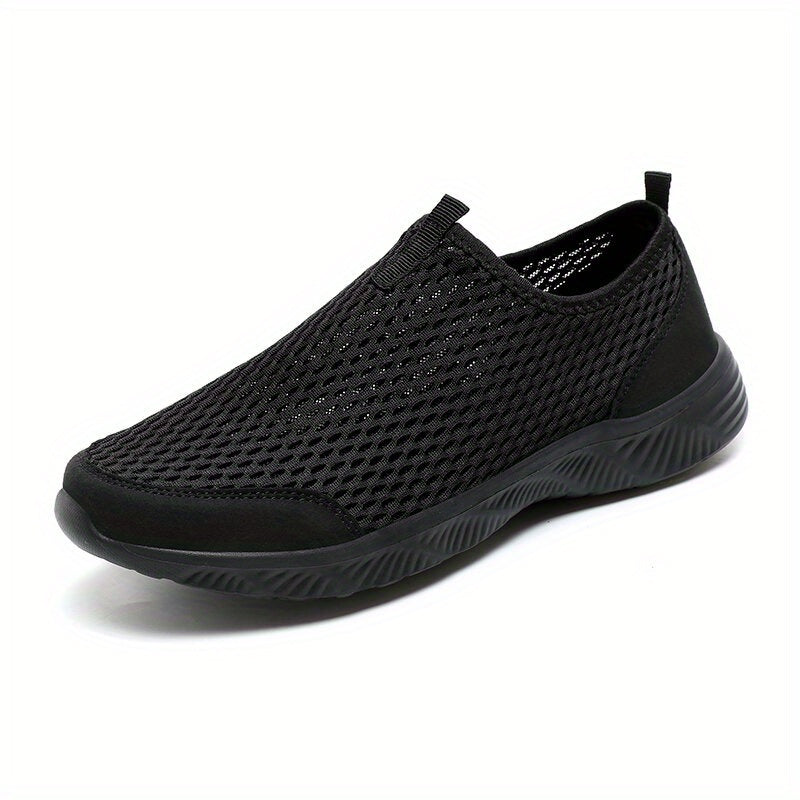 Men's Mesh Hollow Out Sneakers Slip On Walking Shoes