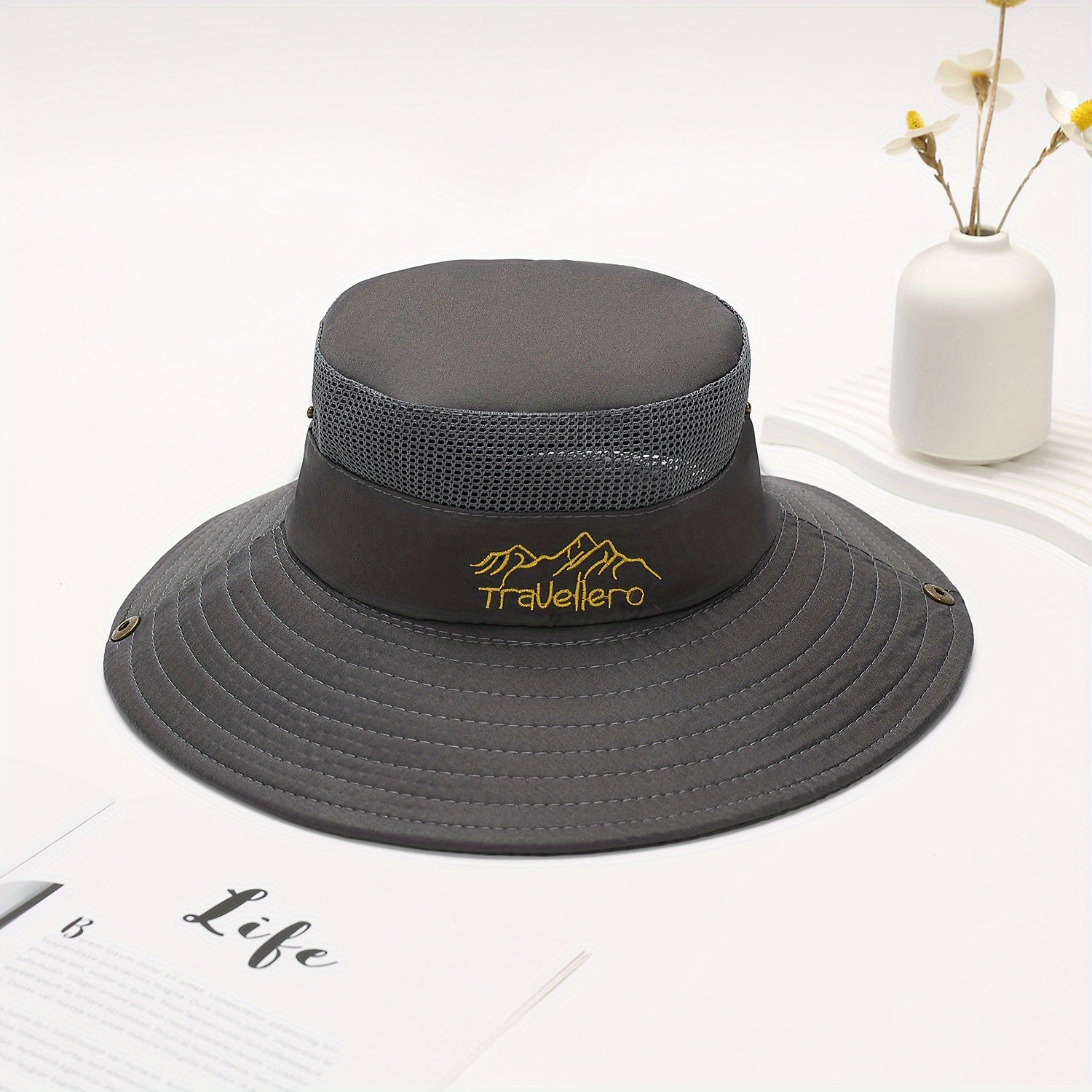 Mesh Breathable Sun Hat Outdoor Mountaineering Fisherman Hat