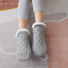 Plush Lined Socks Soft & Warm Floor Socks Women's Stockings