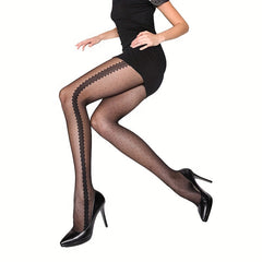 Polka Dot High Waist Sheer Pantyhose Women's Stockings