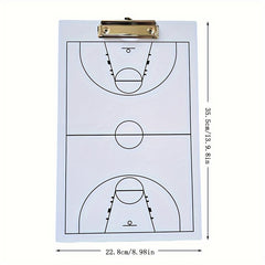 Erasable Basketball Demonstration Board - Coaching Clipboard