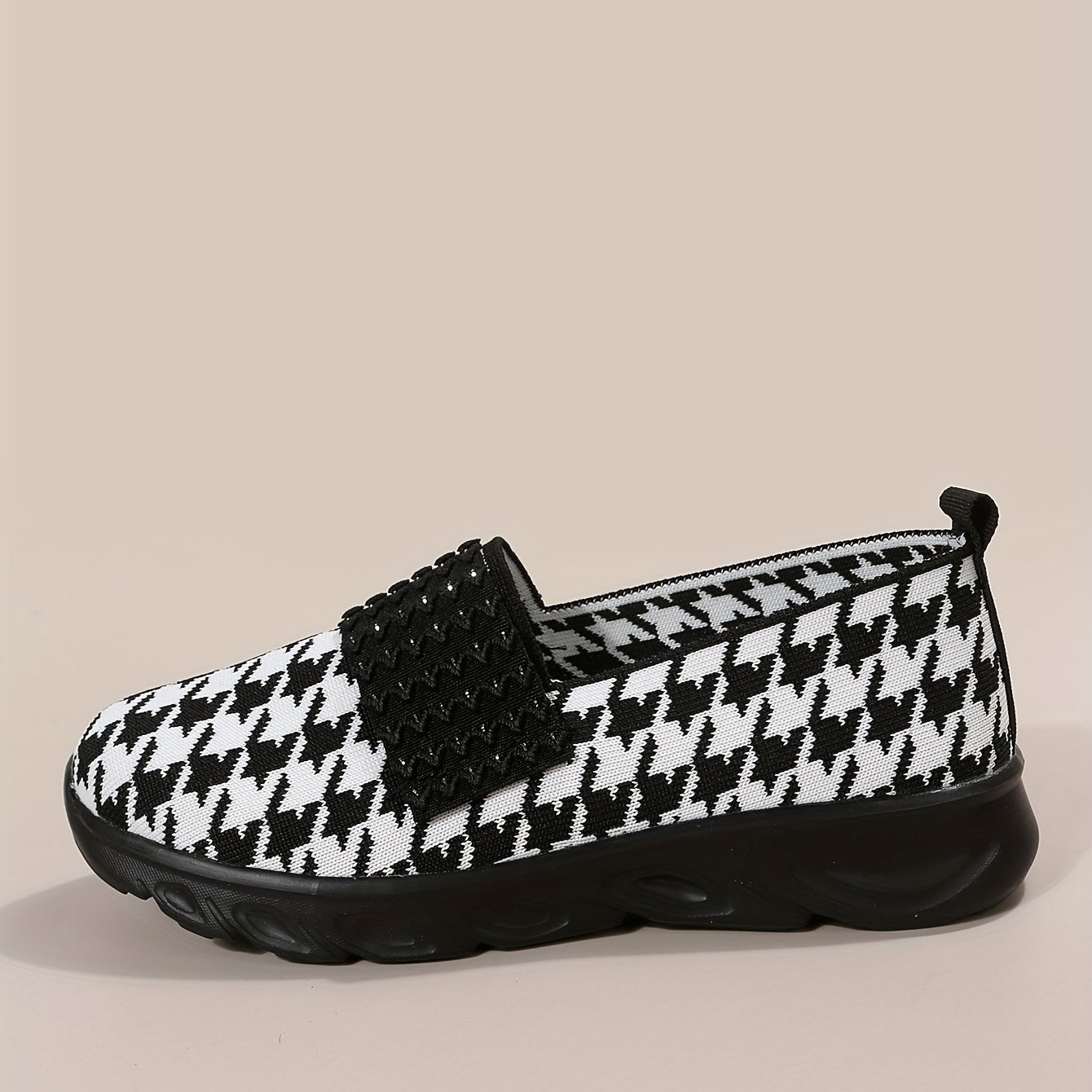 Women's Plaid Walking Shoes Lightweight Breathable Non slip