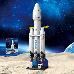 DIY Heavy Space Rocket Building Block Toy