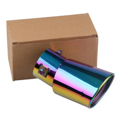 Colorful Car Exhaust Muffler Tail Pipe Stainless Steel Tail Throat