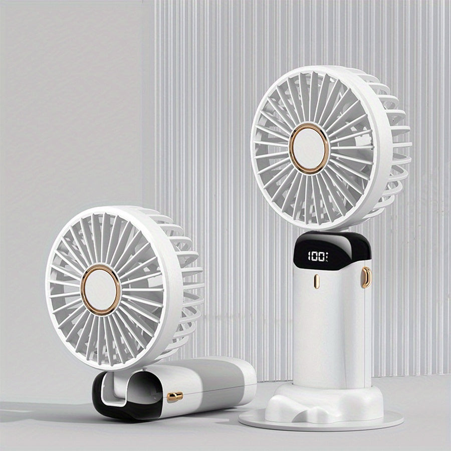 Portable Folding Fan Pocket Fan Hanging Neck Fan Desktop Fan