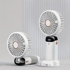 Portable Folding Fan Pocket Fan Hanging Neck Fan Desktop Fan