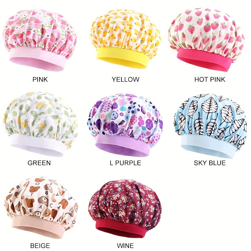 Kids Satin Bonnet Breathable Sleeping Cap Elastic Wide Band