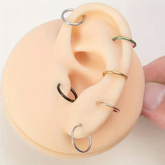 316 Stainless Steel Open Earrings Nose Lip Ring