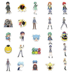 100pcs Assassination Classroom Korosensei Series Waterproof Stickers