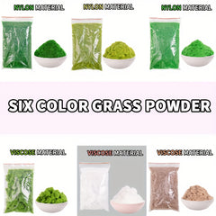 10G Sand Table Building Model Viscose Grass Powder 3MM Static Turf Flock Lawn