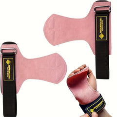 MANUEKLEAR Leather Weightlifting Wrist Straps - Support for Lifting
