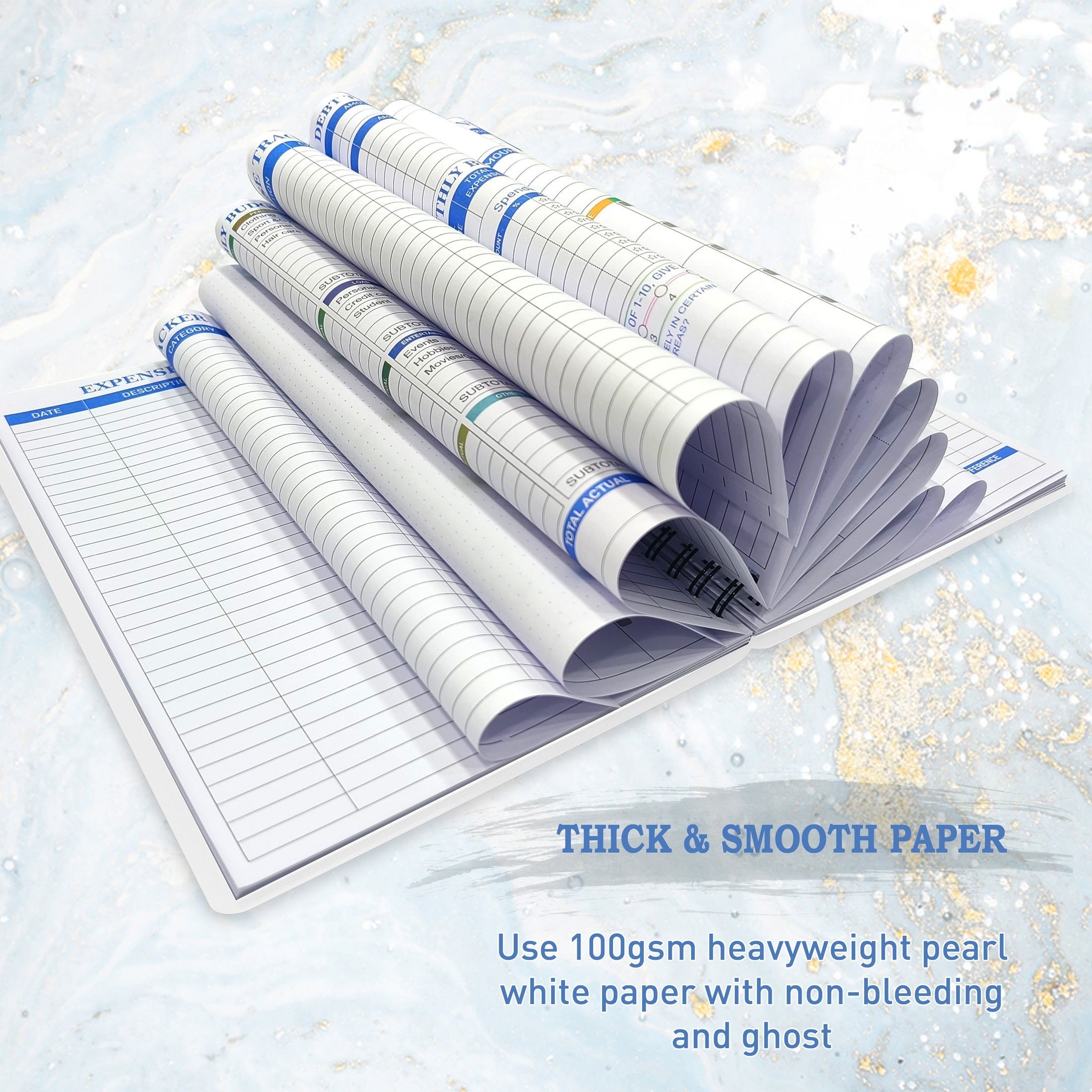 Budget Planner Monthly Finance Organizer Expense Tracker Notebook