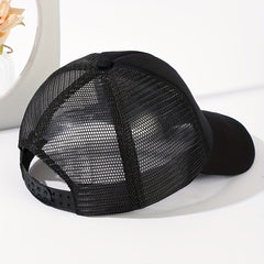 Game Machine Print Baseball Cap Sunshade Mesh Peaked Cap