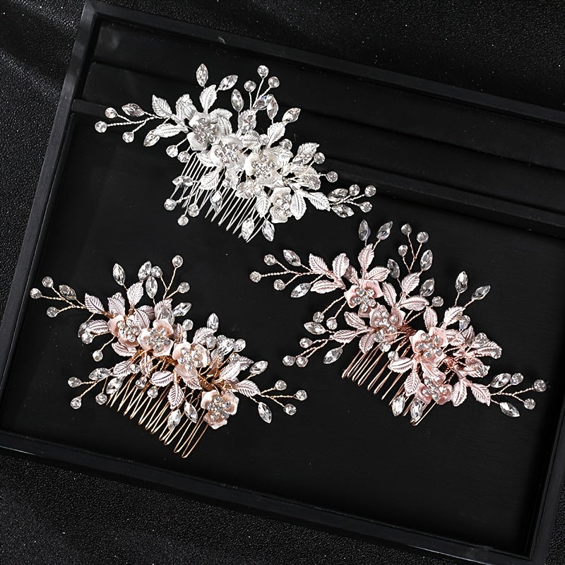 Faux Pearl Wedding Hair Comb Bridal Comb Hair Pin For Wedding