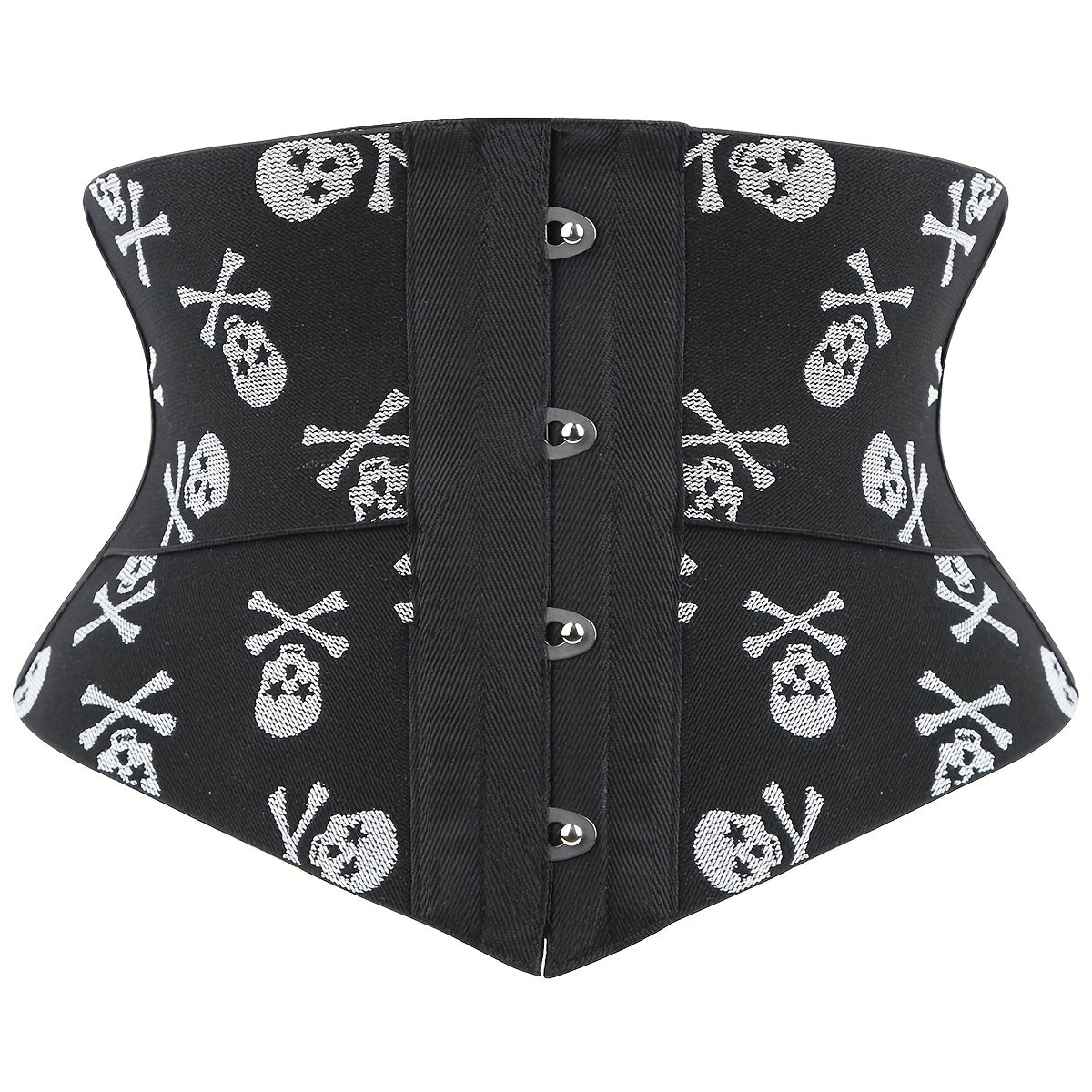 Skull Pattern Tummy Wrap Slim Girdle Belt Cincher Women's Underwear