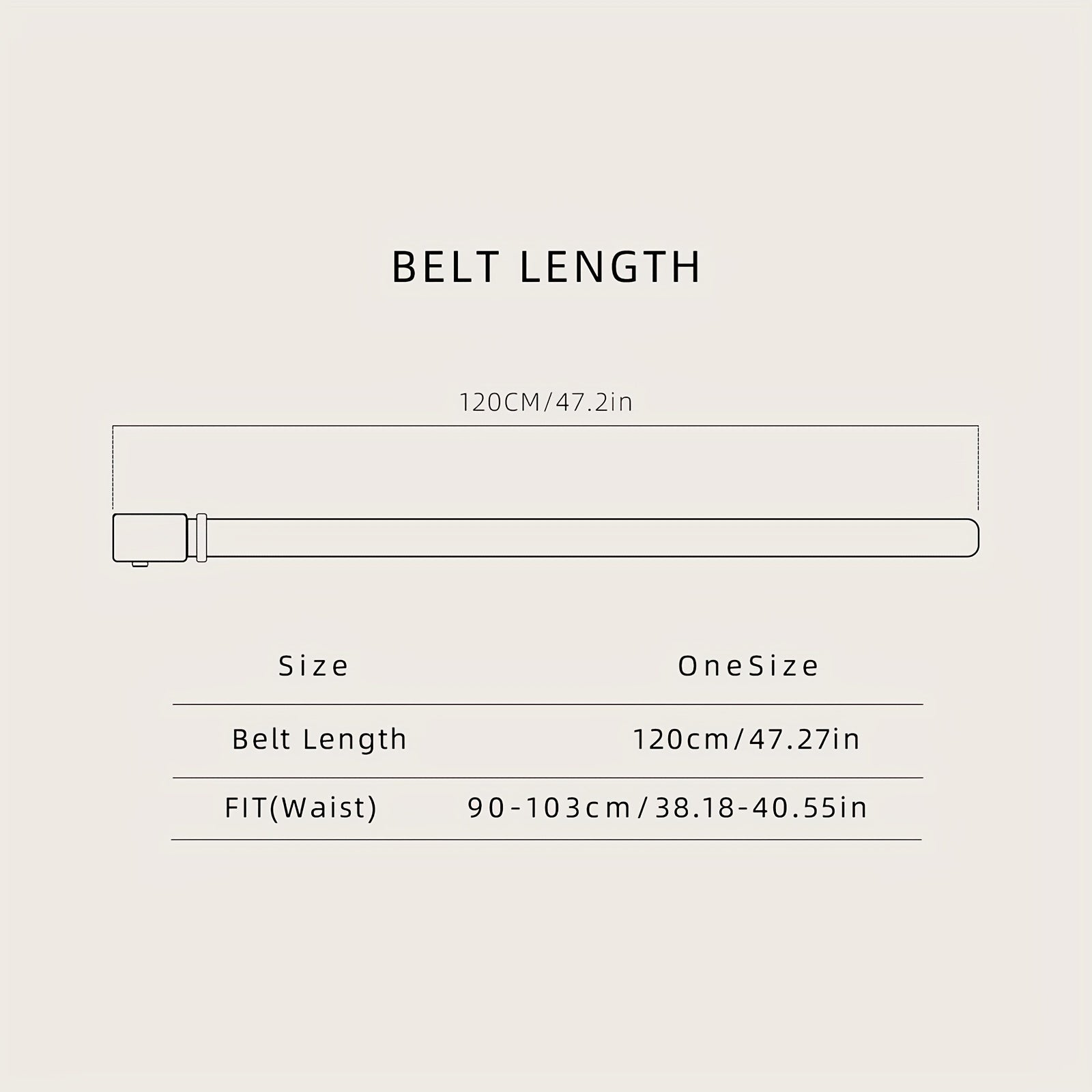 Men's PU Leather Belt Automatic Buckle Business Waist Strap