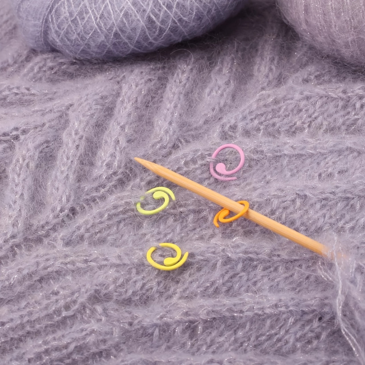 100pcs Zinc Alloy Knitting Stitch Markers Multicolor Crochet Stitch Lock