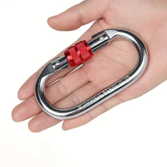 Heavy Duty Mountaineering Buckle for Secure Yoga Hammock Hanging