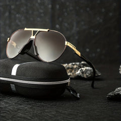 Men's Anti Light Dustproof Sunglasses Casual Steampunk Style