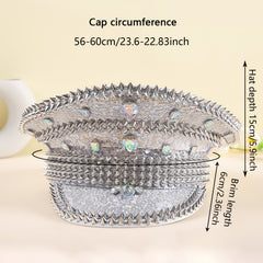 Glitter Bride Captain Hat For Bachelorette Party