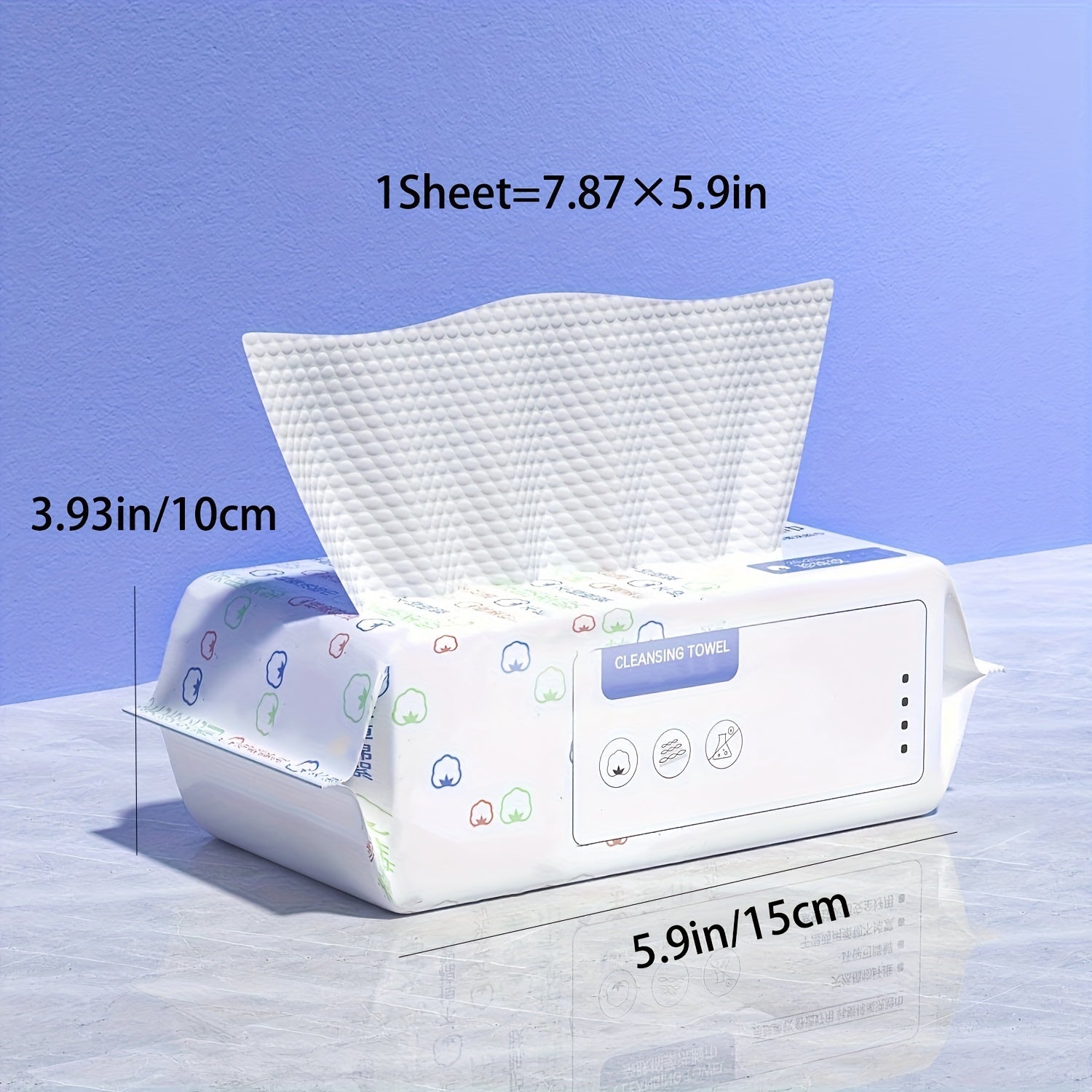 Ultra Thick Facial Cleansing Tissue 125-150g Soft Disposable Face Towel
