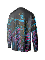 Men's Graphic Print Sports Long Sleeve T-shirt for Fitness