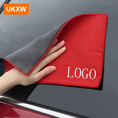 Car Wash Towel Coral Velvet Double-sided Microfiber Car Wipe Cloth