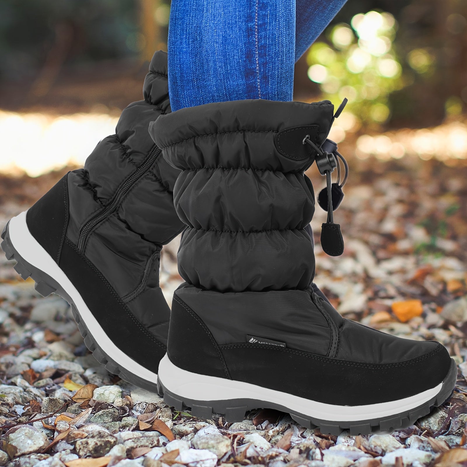 Women's Snow Boots Faux Fur Lined Warm Anti Slip Winter Boot