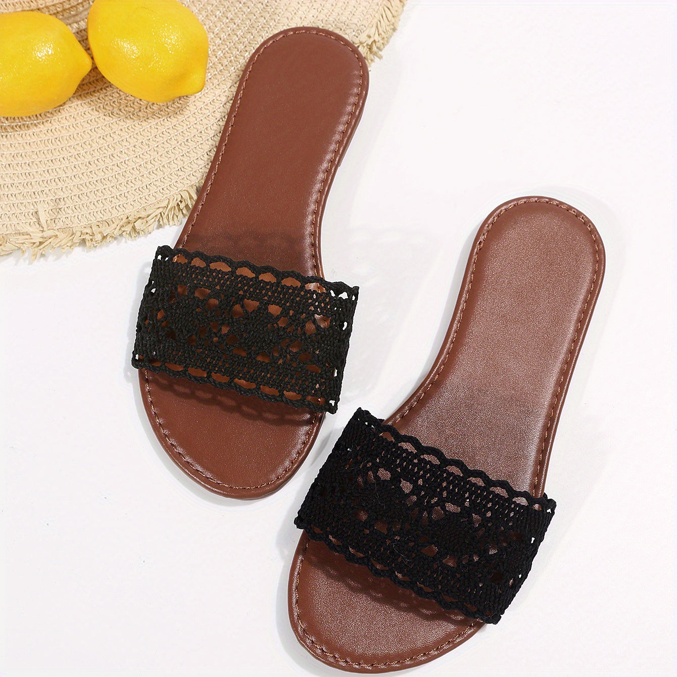 Women's Breathable Slide Sandals Lightweight Slip On Shoes