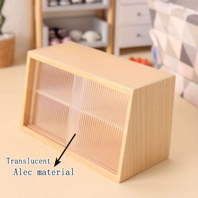 Yellow Acrylic 1:6 Scale BJD Dollhouse Wall Storage Cabinet