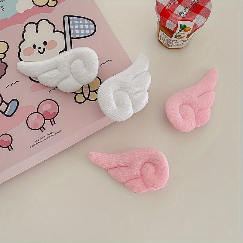 Sweet Angel Wing Plush Hair Clip Hairpin Accessories