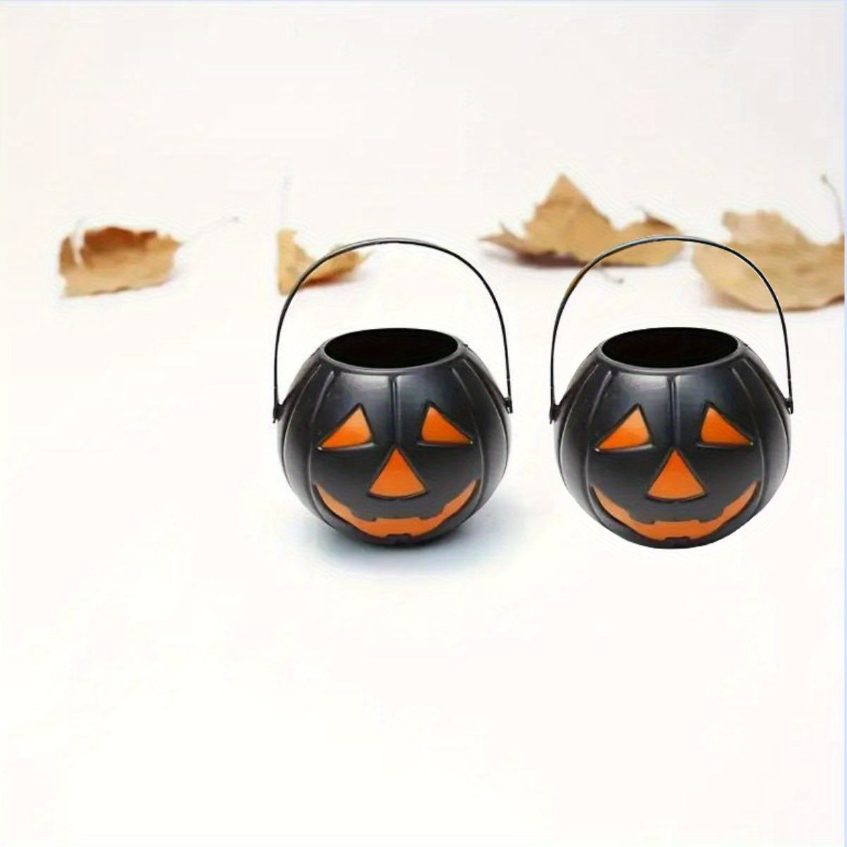 Halloween Pumpkin Lantern Candy Bucket Mini Ghost Candy Bucket