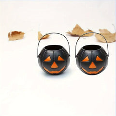 Halloween Pumpkin Lantern Candy Bucket Mini Ghost Candy Bucket