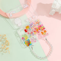 Colorful Children's DIY Jewelry Kit with Handbag