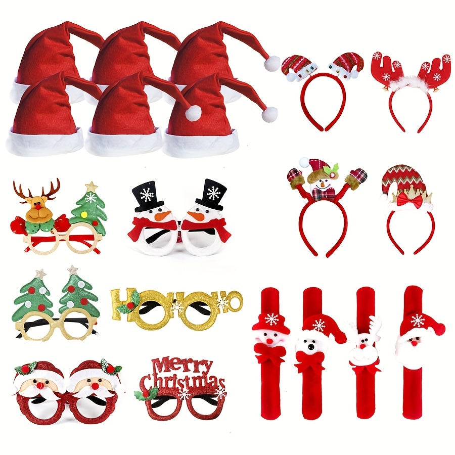 Christmas Dress Up Set Holiday Ornaments Party Dress Up Props