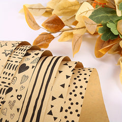 6pcs 50 Christmas Wrapping Paper Gift Boxes Arts Crafts Decorations