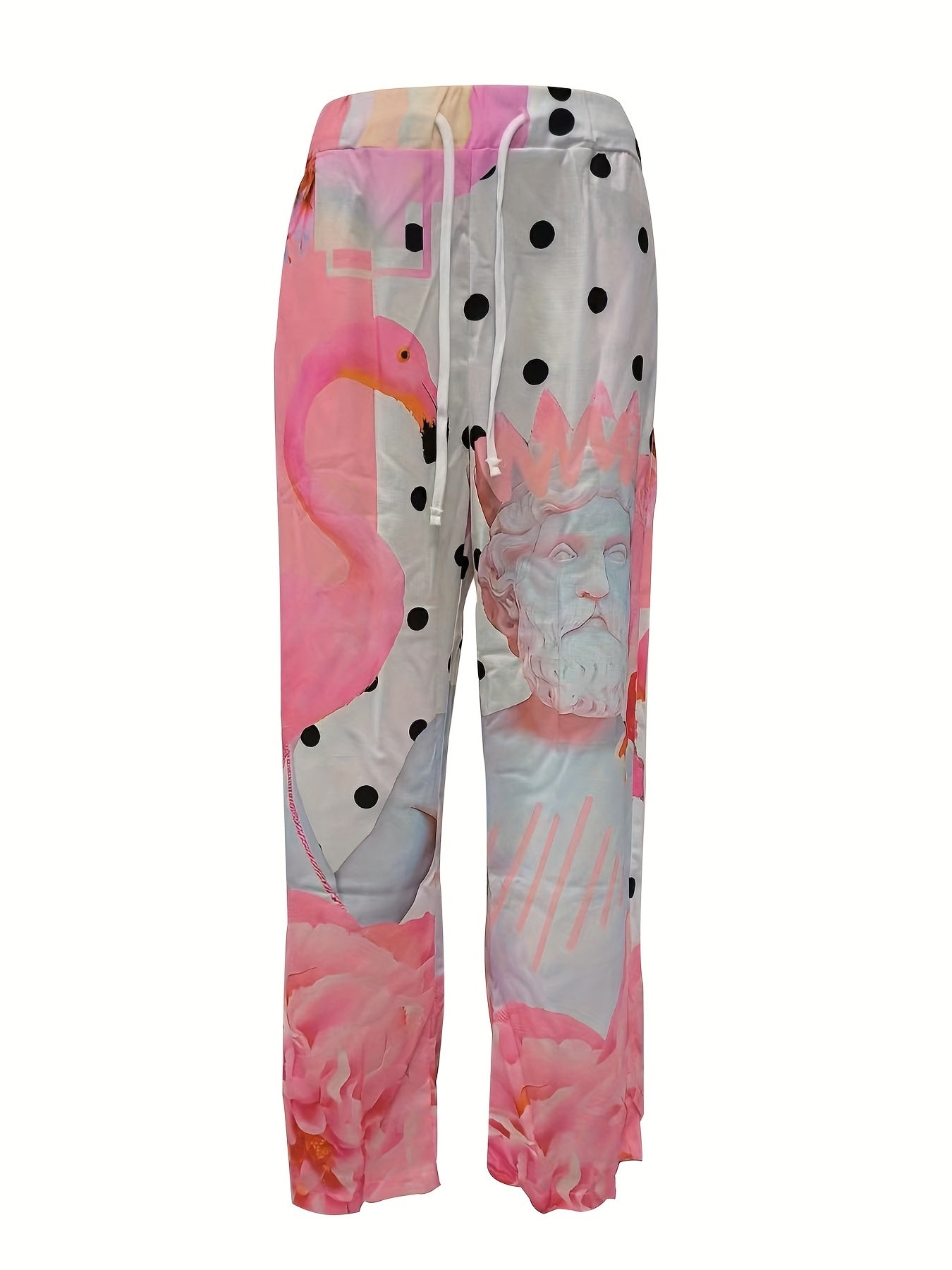 Hippie Straight Pants Men's Loose Baggy Trousers