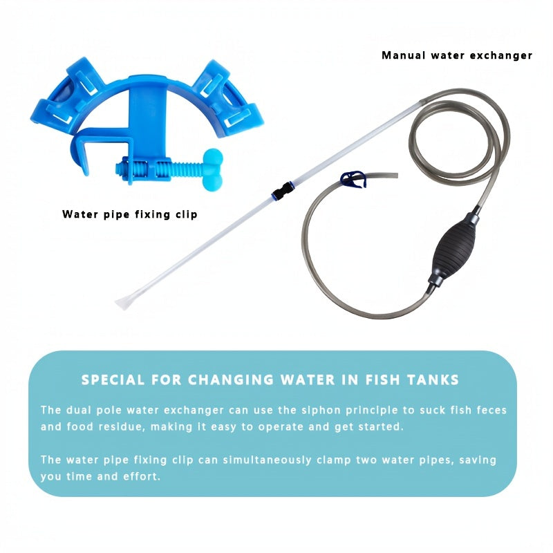 Fish Tank Water Changer Suction Pump Sand Washer