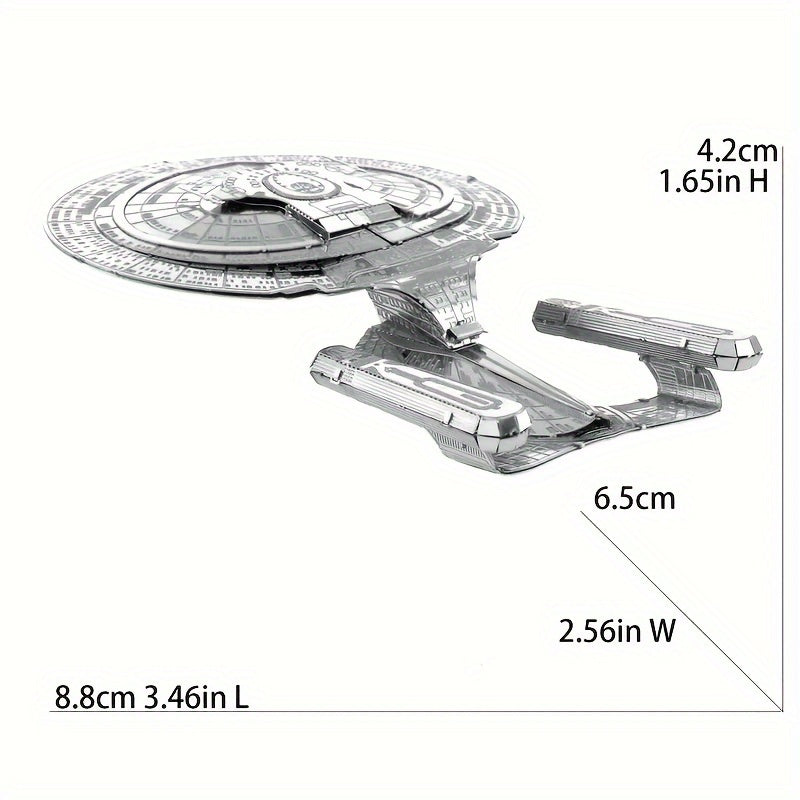 1701 D Resolute 3D Metal Puzzle Model