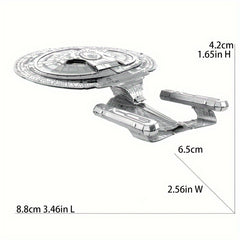 1701 D Resolute 3D Metal Puzzle Model