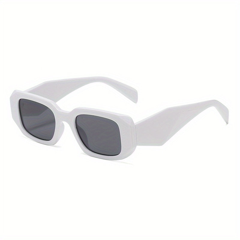 Rectangle Frame Sunglasses Gradient Lens UV400