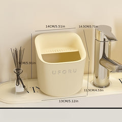 Mini Removable Drain Bucket Plastic Trash Can Home Essential