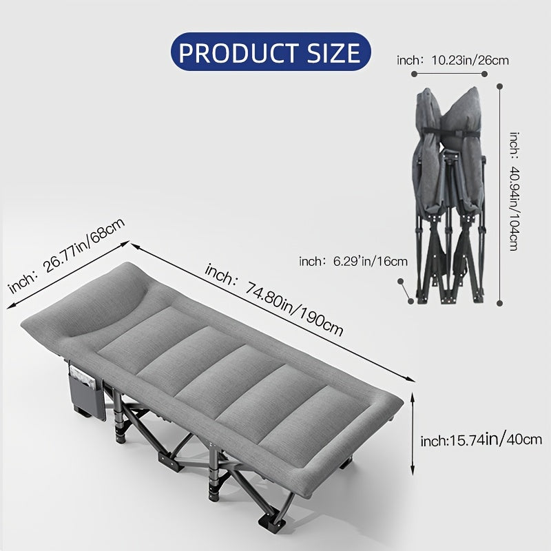 Outdoor Folding Bed Office Nap Bed Single Person Nap Bed Household Bed