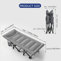 Outdoor Folding Bed Office Nap Bed Single Person Nap Bed Household Bed