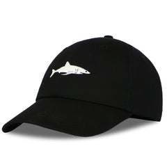 Embroidered Shark Baseball Cap Peaked Cap For Sports